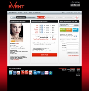 Event Cinemas Tickets 2011