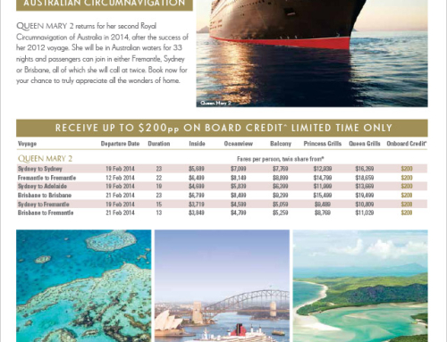 Cunard Queen’s Birthday Sale