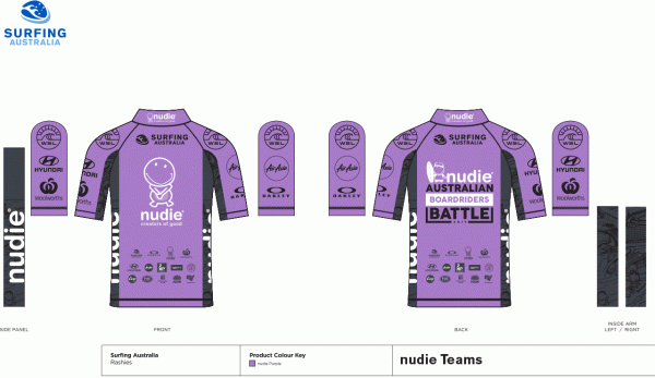 nudie Australian Boardrider Battle Rash Vest