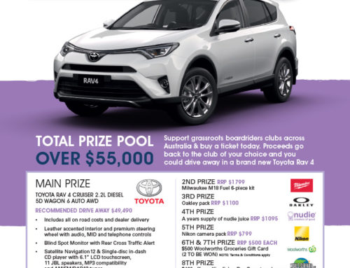 Australian Boardrider Battle – Monster Raffle