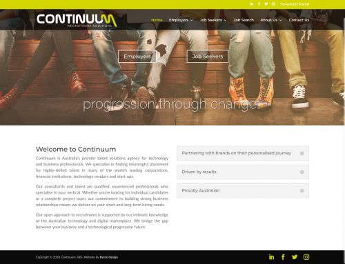 Continuum Recruitment Website
