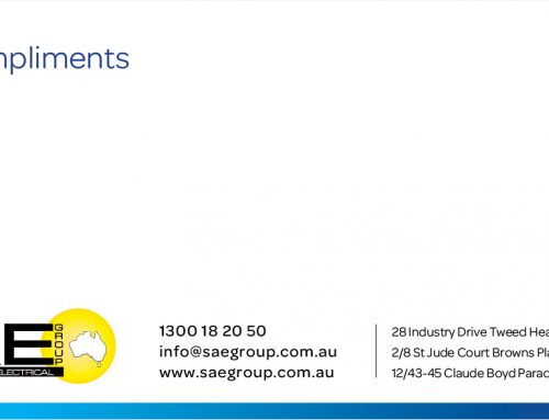 SAE Group Compliments Slip