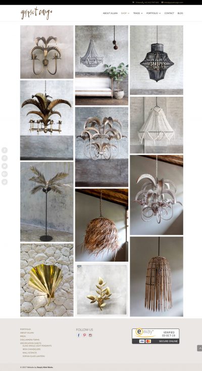 Gypset Cargo WordPress Website