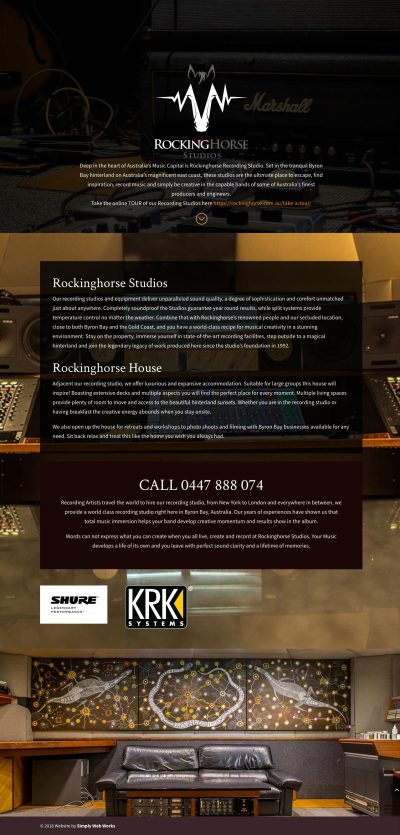 RockingHorse Studios WordPress Website