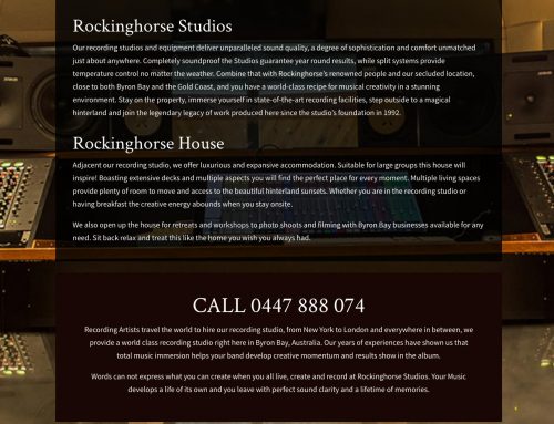 RockingHorse Studios Website