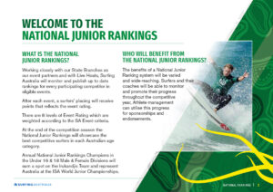 Surfing Australia National Junior Rankings Manual